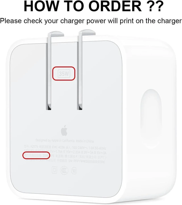 Alt view image 2 of 7 - 35W Dual USB-C Port Soft Silicone Charger Cover for MacBook Air 13.6 15 inch M3 M2 Chip 2024 2023, 35W Dual USB-C Port Power Adapter Protective Case Sleeve, Pink
