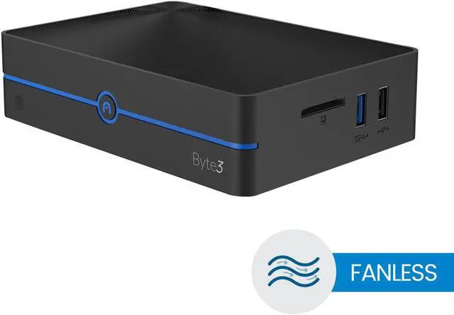 Alt view image 2 of 2 - Azulle Byte3 Mini PC - Intel Apollo Lake - Win 10 Pro -2GB RAM - 32GB Storage