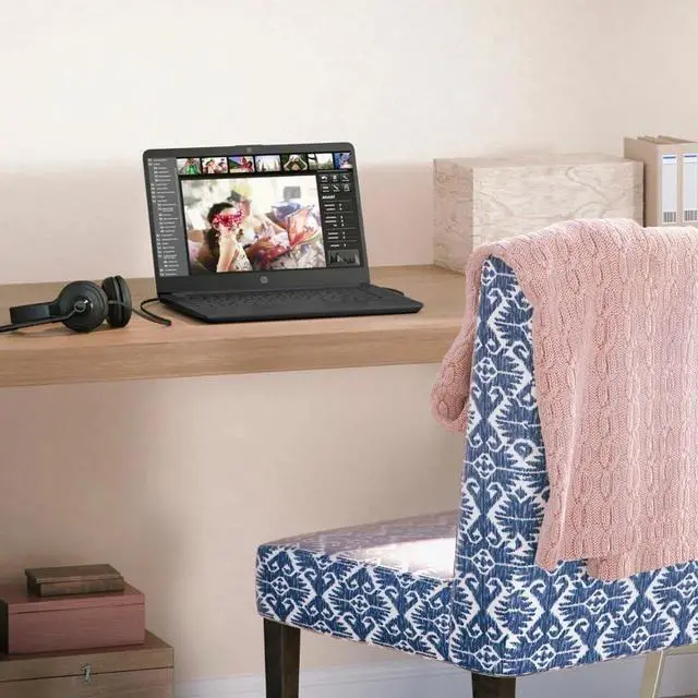 Alt view image 7 of 7 - HP High-Performance Business Laptop, 14" HD Micro-Edge Touchscreen, AMD Ryzen 7 5700U, 64GB RAM, 2TB SSD, Webcam, SD Card Reader, HDMI, Wi-Fi, Bluetooth, Windows 11 Pro, Black