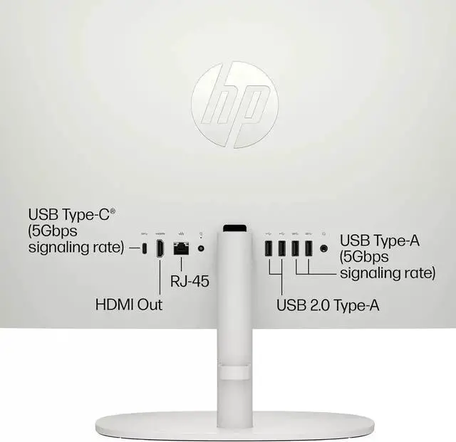 Alt view image 3 of 7 - HP All-in-One Desktop Computer PC - 21.5" FHD Display, Intel Celeron J4025, 16GB RAM, 512GB SSD, Wi-Fi 6, Windows 11 Pro, For Home and Business