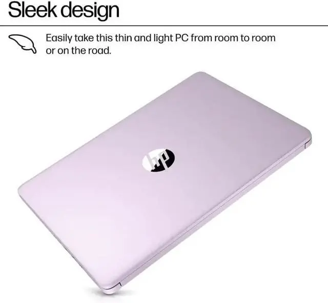 Alt view image 2 of 7 - HP 14" Thin&Light Laptop Computer, Intel 2025 Quad-core CPU, Windows 11 Pro, AI-Powered 1-Y Office 365, Wi-Fi 6, Copilot,8GB RAM, 128GB UFS + 256GB Micro SD Card