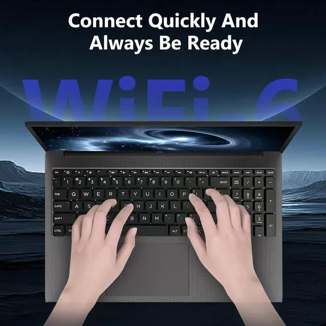 Alt view image 4 of 6 - HP 255 G10 Business Laptop, 15.6" FHD Display, AMD Ryzen 7 7730U, 16GB DDR4, 512GB PCIe SSD, AMD Radeon, Numeric Keypad, Wi-Fi 6, HD Webcam, Bluetooth, Windows 11 Pro