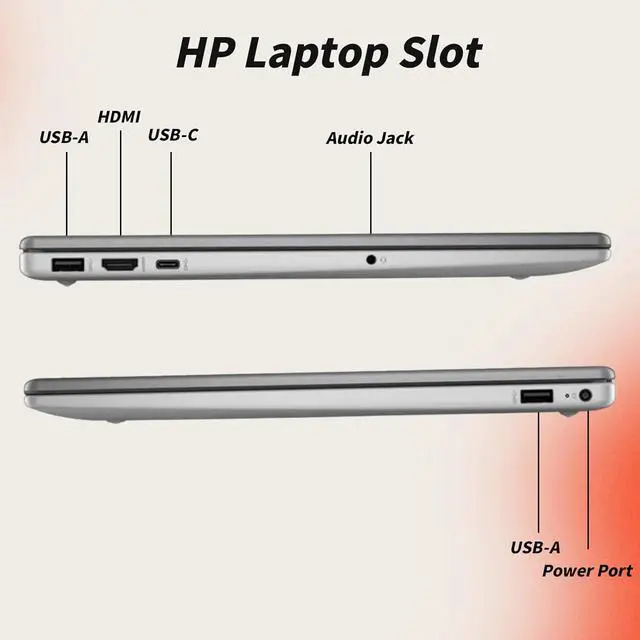 Alt view image 3 of 7 - HP 250 G10 Laptop Computer for Business, Intel Core i7-1355U, 16GB RAM, 512GB SSD, 15.6" FHD Display, Windows 11 Pro, Numeric Keypad, Webcam Privacy Shutter, Wi-Fi 6