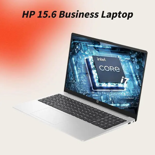 Alt view image 4 of 7 - HP 250 G10 Laptop Computer for Business, Intel Core i7-1355U, 16GB RAM, 512GB SSD, 15.6" FHD Display, Windows 11 Pro, Numeric Keypad, Webcam Privacy Shutter, Wi-Fi 6