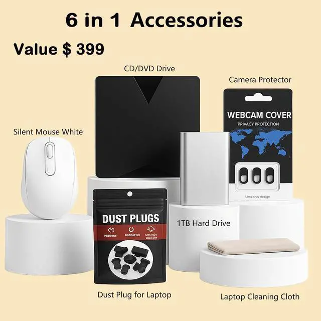 Alt view image 2 of 7 - HP 250 G10 Laptop Computer for Business, Intel Core i7-1355U, 16GB RAM, 512GB SSD, 15.6" FHD Display, Windows 11 Pro, Numeric Keypad, Webcam Privacy Shutter, Wi-Fi 6