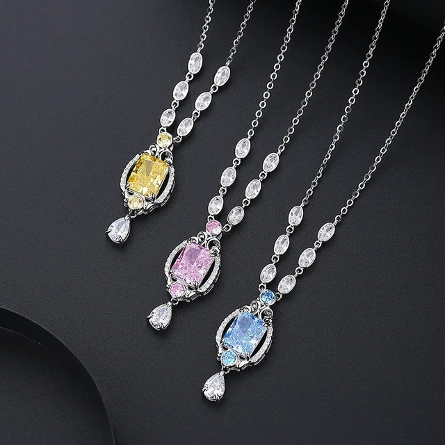Alt view image 4 of 6 - WAHZAUS 925 Sterling Silver Necklaces for Women Girls, Chain 18"+2" Fashion Necklace for Women Teen Girls Gifts Birthday Gifts Christmas Gifts for Wife Girlfriend Silver Jewelry Gifts for Her