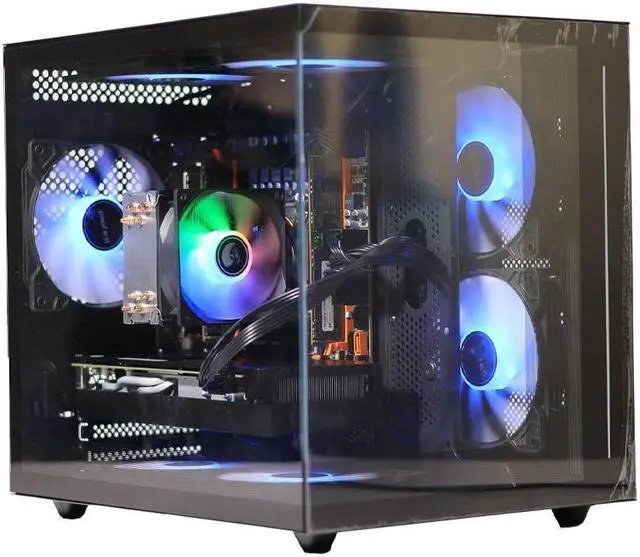 Main image of ENvinda GAMING PC Desktop AMD Ryzen 5 5500 3.6 GHz, NVIDIA RTX 3050 , 500 GB NVME SSD, 16GB DDR4 RGB RAM 3200, 550W PSU, Windows 11 Home 64-bit.
