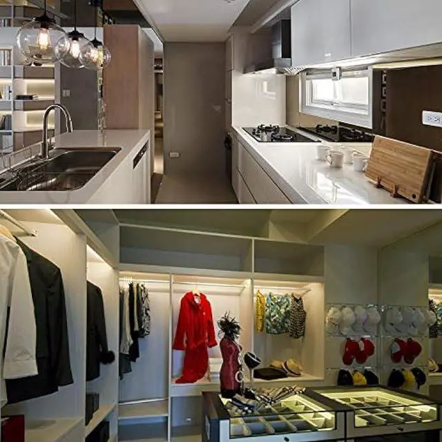 Alt view image 5 of 7 - T5 T8 Extension Cords, 9ft Connector Cord, 3-Prong Extended Power Cable for Integrated LED Tube Light, Single LED Shop Garage Light Fixture, Under Cabinet Lights (Pack of 2)