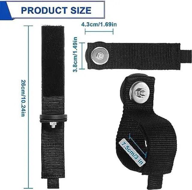 Alt view image 2 of 6 - Kanemc 4PCS Magnetic Cable Storage Straps Heavy Duty, Extension Cord Holder Magnet Hooks for Hanging Cables Hoses Workshop Rope Garden Garage Organization