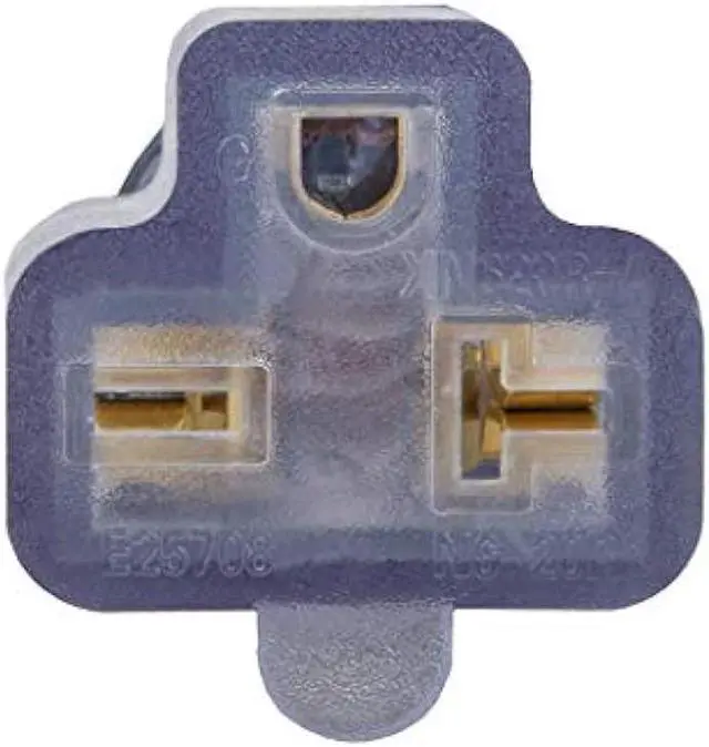 Alt view image 5 of 5 - 10-Feet (3.0 Meter) 20 Amp-250 Volt Nema 6-20P Extension Cord, 12AWG Nema 6-20 Heavy Duty Extension Cable, Nema 6-15/20R T-Blade Cord with Red Indicator Light, Black Color for Air Conditioner Etc.