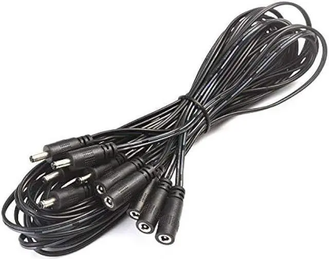 Alt view image 2 of 3 - Extension Cable for Under Cabinet Lighting Dimmable LED Puck Lights Linkable Strip Kit DC 12V 5ft 35-135 DC Connector (#35-135, 5 Packs, Black Cord)