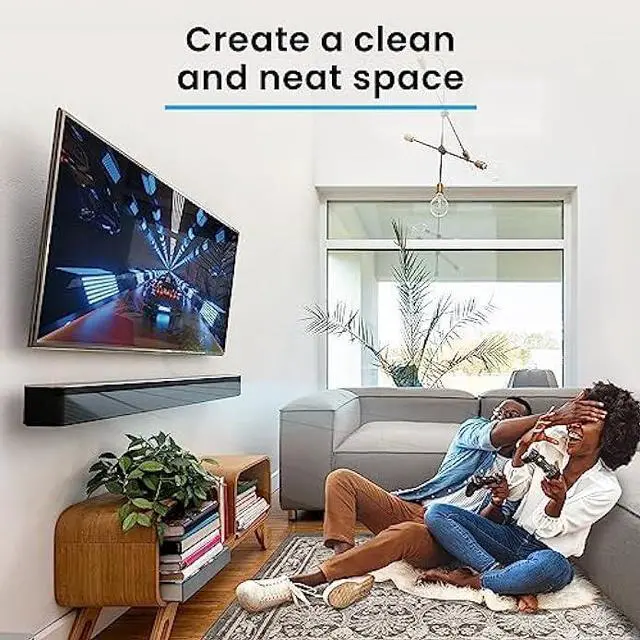 Alt view image 5 of 6 - in Wall Cable Management Kit for TV - TV Cord Hider Kit, Cord Hiders for TV on Wall, Wire Hiders for TV on Wall & Behind Wall TV Wire Kit Cable Hider for Wall Mount TV Cable Hider Wall kit (White)