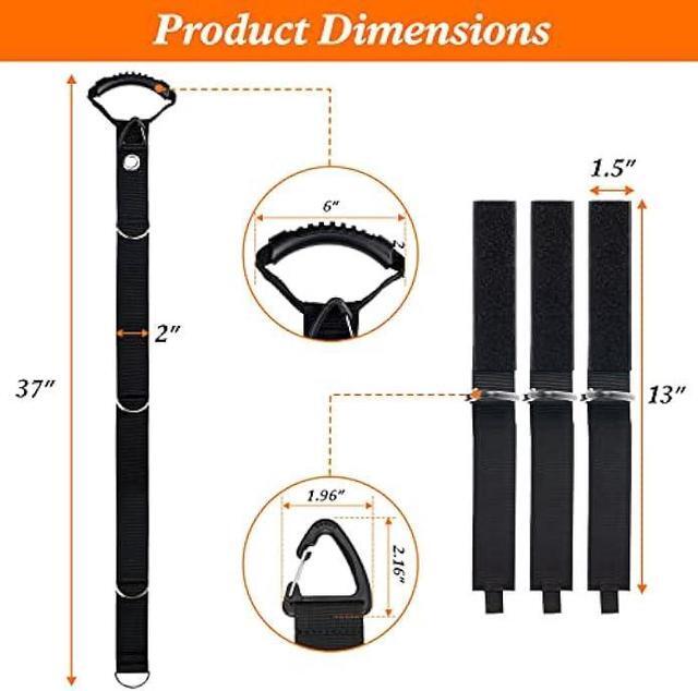 Alt view image 4 of 6 - Extension Cord Organizer Storage System,Heavy Duty Extension Cord Management with Multiple Cord Holders for Vertical Space,Flexible DIY Garage Garden Storage Organizer for Cable,Hose,Rope