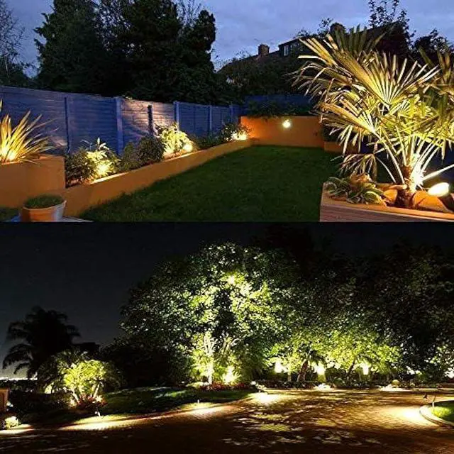 Alt view image 5 of 5 - ECOWHO 2PCS Power Extension Cables, Waterproof LED Landscape Lighting Low Voltage Spotlights Garden Lights for Patio Yard Driveway Pathway (2 Pack Garden Lights Extension Cable2M(6.5ft)/Pack )