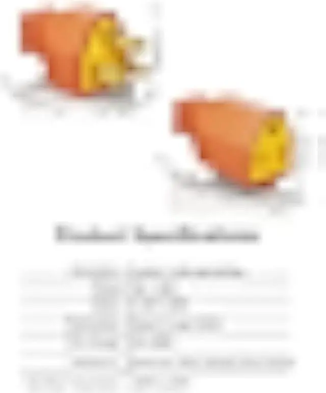 Alt view image 7 of 7 - ELEGRP Extension Cord Ends - Male and Female Replacement Plug and Connector Set, Straight Blade, 15A 125V, 2 Pole 3 Wire Grounding, UL Listed, Orange, 2 Sets