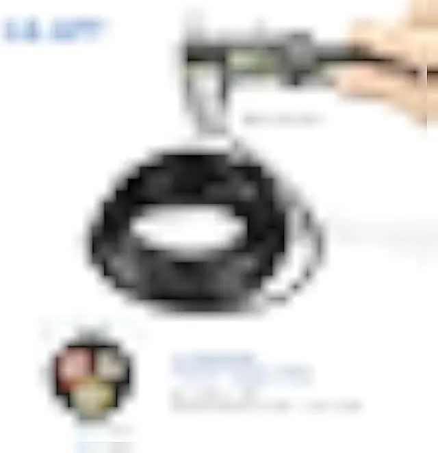 Alt view image 3 of 5 - 20 Gauge 3 Conductor Electrical Wire, 16.4FT Black Stranded Low Voltage 20/3 Cable PVC Case, 20 AWG Tinned Copper 3 Wire Cable, Flexible Extension Power Cord for LED Lamp Lighting Automotive