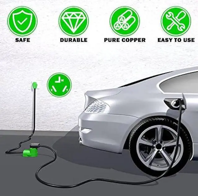 Alt view image 7 of 7 - Gerguirry 3 Prong 25 Feet Dryer Extension Cord, 30 Amp NEMA 10-30P to 10-30R Heavy Duty Cord, Use for Dryer Power Extension and Level 2 EV Charging, 125V/250V 7500W 10-AWG Gauge, UL Listed