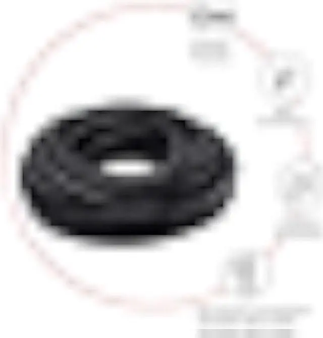 Alt view image 5 of 7 - 22 Gauge 2 Conductor Electrical Wire, 20M/65.6ft 22 AWG Insulated Stranded Hookup Wire, Black PVC Jacketed Tinned Copper Extension Cord, Flexible Low Voltage LED Cable for LED Strips Lamps Lighting