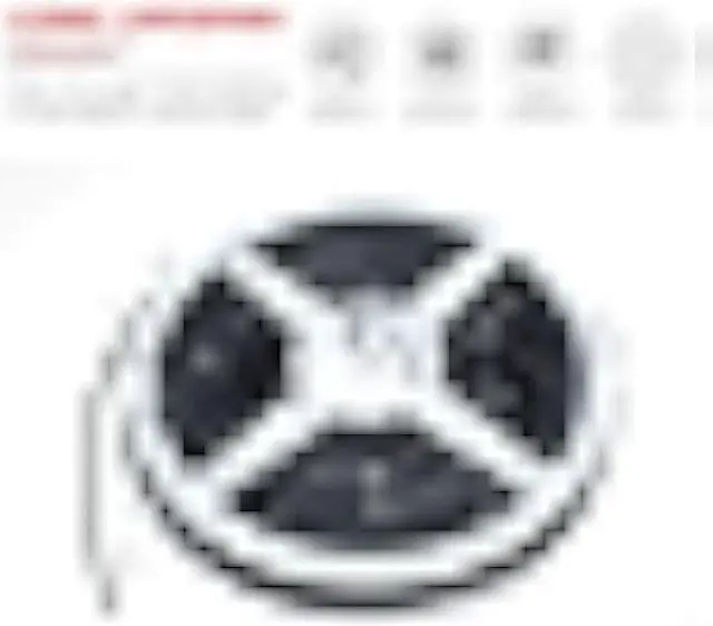 Alt view image 7 of 7 - 22 Gauge 2 Conductor Electrical Wire, 20M/65.6ft 22 AWG Insulated Stranded Hookup Wire, Black PVC Jacketed Tinned Copper Extension Cord, Flexible Low Voltage LED Cable for LED Strips Lamps Lighting