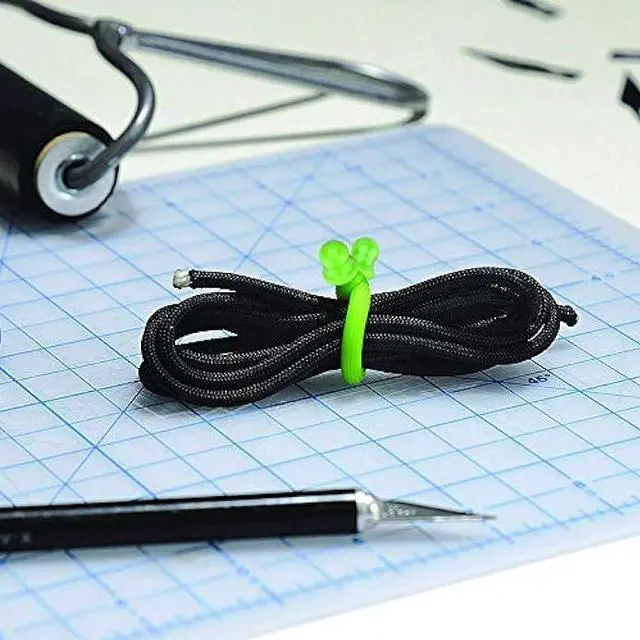 Alt view image 4 of 6 - 9Pcs 4-Inch, 6-Inch, 12-Inch Original Silicone Cable Tie, Steel-Core Silicone Twist Ties, Reusable Rubber Twist Tie, Cable Tie Straps. (3 Sizes in 3 Colors) for Organizing. (Dia 5mm)