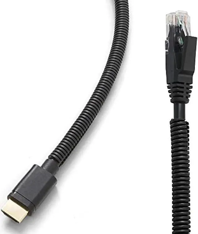 Alt view image 3 of 6 - ZhiYo 20FT 1/4 Wire Loom Split Tubing Auto Wire Conduit Flexible Cover | High Temperature Heat Resistant -40F to 257F | Plastic Cover for Electrical Wires & Cables, Black