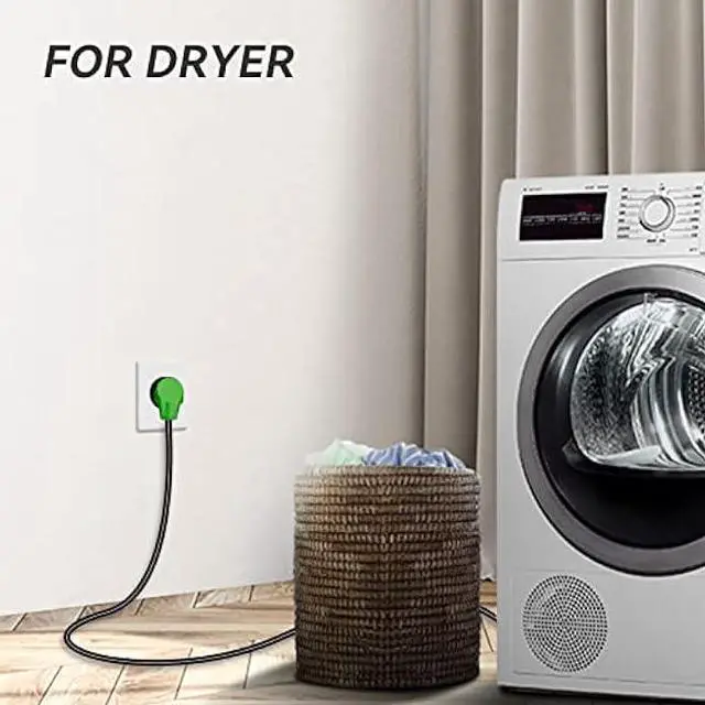 Alt view image 6 of 6 - RVMATE 4 Prong Dryer/EV Extension Cord 25 Feet, 30 Amp NEMA 14-30P to 14-30R 125V/250V Waterproof PVC Jacket, Perfect for Dryer Power Extension and Level 2 EV Charging, ETL Listed