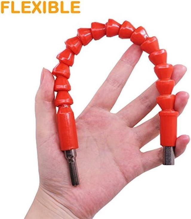 Alt view image 4 of 7 - Flexible Drill Bit Extension Kits, DaKuan Fabulous 6 Pcs Flexible Socket Extension Cable and Screwdriver Soft Shafts Set, Universal Drill Connectors, Flex Bar Tools