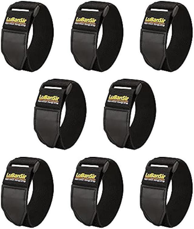 All Purpose Elastic Cinch Strap - 18 x 1 Inch - 5 Pack - Secure