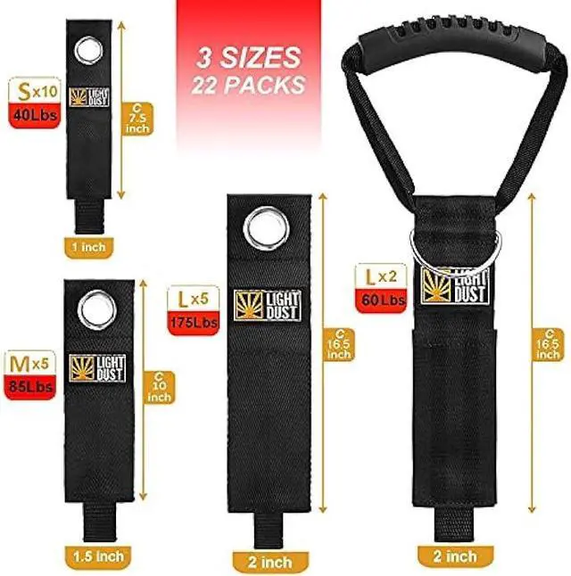 Alt view image 6 of 7 - 22PCS Extension Cord Storage Straps, Garage Hooks Organization Cable Holder, Utility Wall Mount Wrap Ties for Hose Garage Power RV Boat Rope Gadget Management, Hook & Loop Hanger Accessories