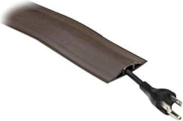 Alt view image 3 of 3 - C2G/Cables to Go 16329 Wiremold Corduct Overfloor Cord Protector, Brown (5 Feet)