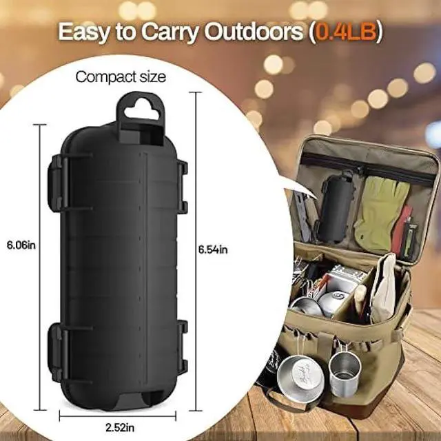 Alt view image 6 of 7 - 2 Pack Extension Cord Cover Outdoor, Cord Connector Protector IP54 Waterproof with 4 Detachable Latches, Indoor Outdoor Electrical Safety Box for Garden, Power Tools, Holiday Decoration Lights, Black