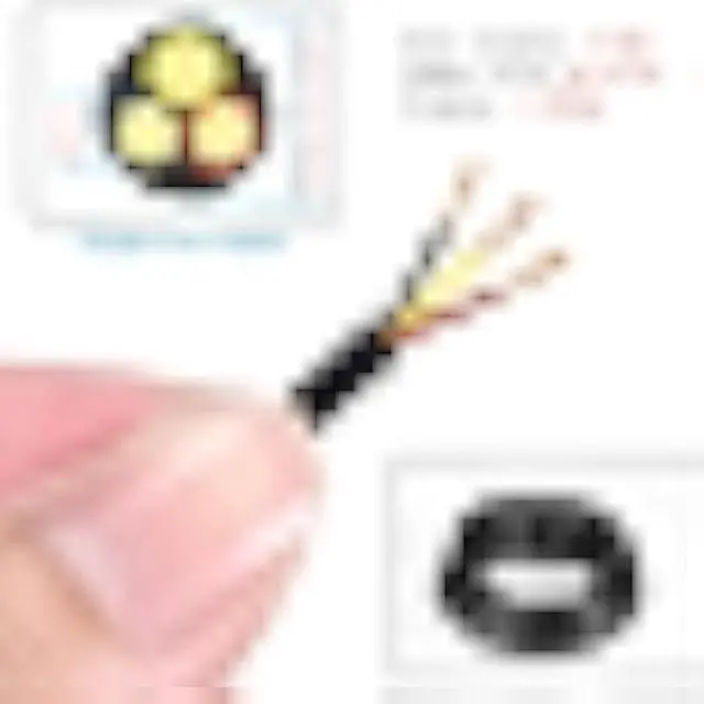 Alt view image 2 of 6 - 12 Gauge 3 Conductor Wire, 12AWG 32.8 FT PVC Sheathed Stranded Low Voltage Wire and Cable, 12/3 Tinned Copper Hookup Wire, Flexible Extension Cord UL Listed