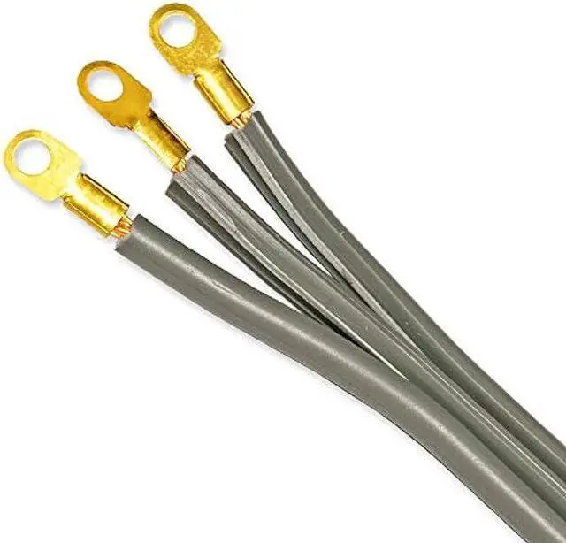 Alt view image 2 of 5 - Eastman 3-Prong Electric Range Cord, 40 Amps, 6 Foot Length, Grey, 61269