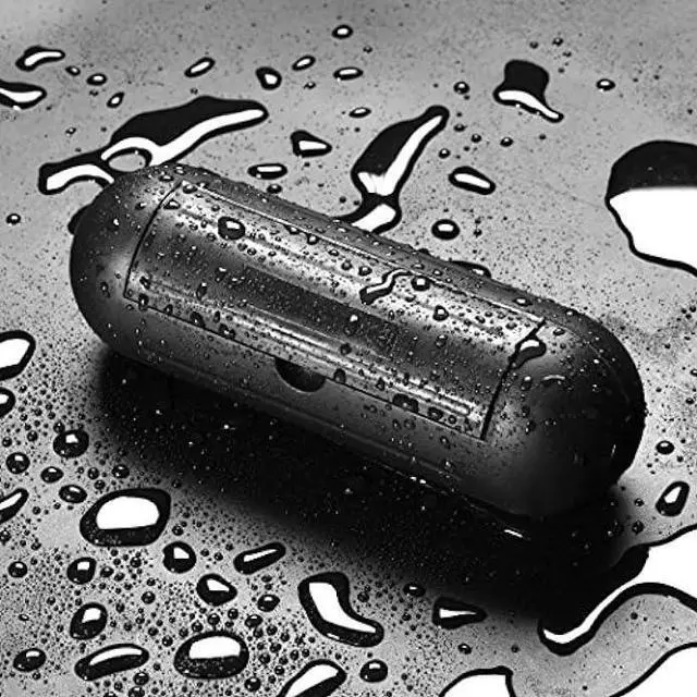 Alt view image 5 of 7 - 4 Pack Extension Cord Protective Cover Set (Black) | Indoor Outdoor Water-Resistant Holder for Holiday String Lights and Wires | Capsule Shaped Protector with Large Compartment
