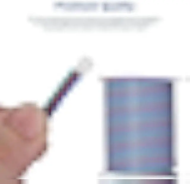 Alt view image 2 of 6 - C-able 22 AWG 3 Conductor Wire for WS2811 WS2812b 3Pin RGB Extension Cable 20m with Spool