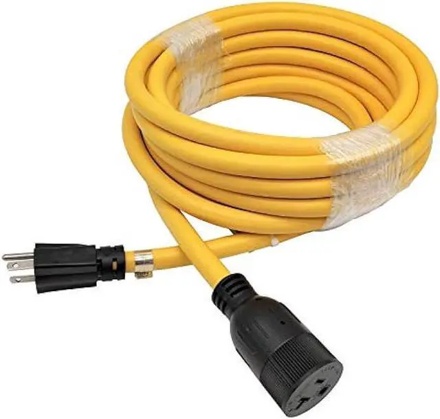 Alt view image 6 of 7 - Parkworld NEMA 5-20 Extension Cord 5-20P to 5-20R (T Blade Female Also for 5-15R Adapter) 125V, 20A, 2500W (25FT)