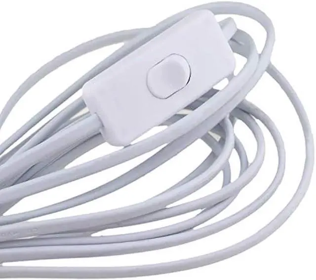 Alt view image 4 of 7 - Rextin 2 pcs E26/E27 LED Light socket 21FT extension cord with On/Off switch and US AC Power Plug Bulb Socket for Pendant Lighting Bulb Lamp in Kitchen Bedroom Restaurant (21ft 2packs)