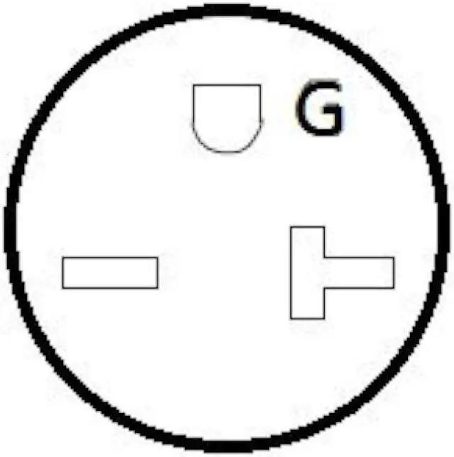 Alt view image 5 of 5 - Parkworld 885767 NEMA 6-20 Extension Cord 6-20P to 6-20R (T Blade Female Also for 6-15R Adapter) 250V, 20A, 5000W (16FT)