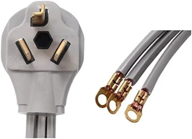 Alt view image 2 of 2 - 10-30 10-30P 10 Feet 3 Prong Dryer Cable Cord 10 AWG 120V/240V 30 Amp Dryer Cord