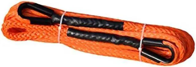 Main image of Synthetic Winch Rope Extention for Off-road Car ATV UTV SUV,Winch Cable (1/2''x50ft, Orange)