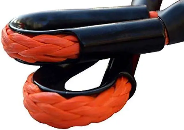 Alt view image 2 of 4 - Synthetic Winch Rope Extention for Off-road Car ATV UTV SUV,Winch Cable (1/2''x50ft, Orange)