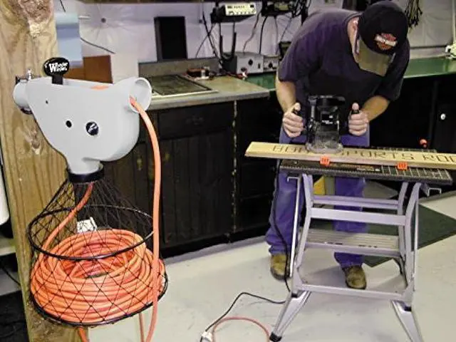 Alt view image 3 of 3 - Green Leaf WW3D Wonder Extension Cord Winder, Gray, 150 Foot