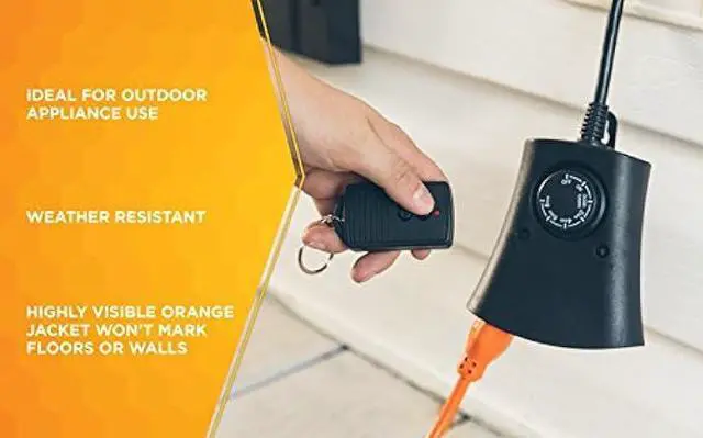 Alt view image 4 of 6 - Southwire 2307SW Vinyl Outdoor Extension Cord In Orange With 3-Prong Plug (25 Feet; 16/3 gauge)