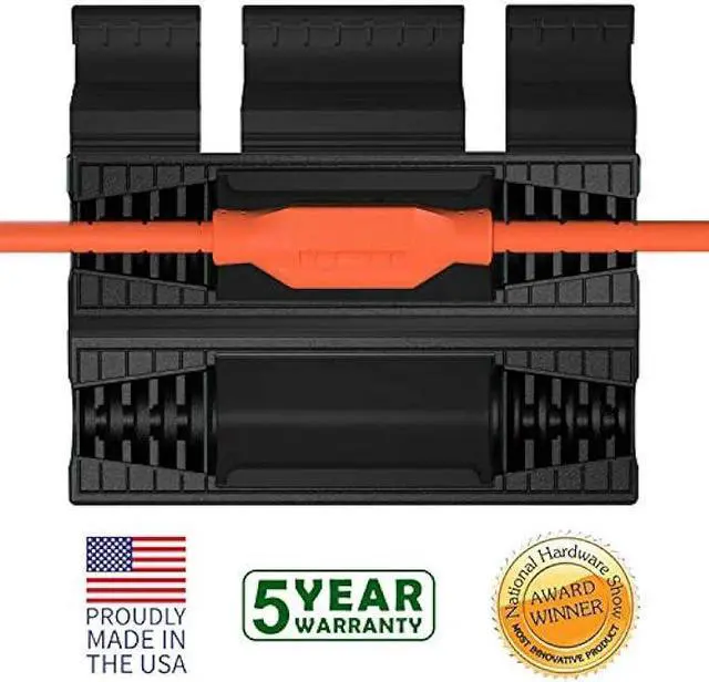 Alt view image 2 of 6 - Twist and Seal Cord Protect (2 Pack) - Outdoor Extension Cord Safety Cover Connector and Weatherproof Electrical Protector  Black