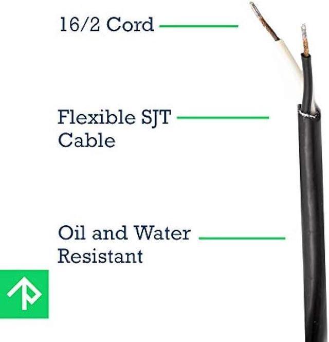 Alt view image 4 of 5 - Rebuild Skills Replacement Power Tool Cords for Drills, Sanders, chop saws, Grinders, vacuums, Miter saws, appliances, Motors and Power Tools (8' ft, 16/2)