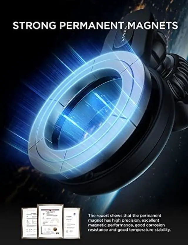 Alt view image 3 of 6 - LISEN for MagSafe Car Mount, [Enjoy Never Blocking] Car Phone Holders for iPhone, [Easily Install] Hands Free Magnetic Phone Holder for Car, Fit for iPhone 15 Pro Plus Max 14 13 12 Mini MagSafe Case