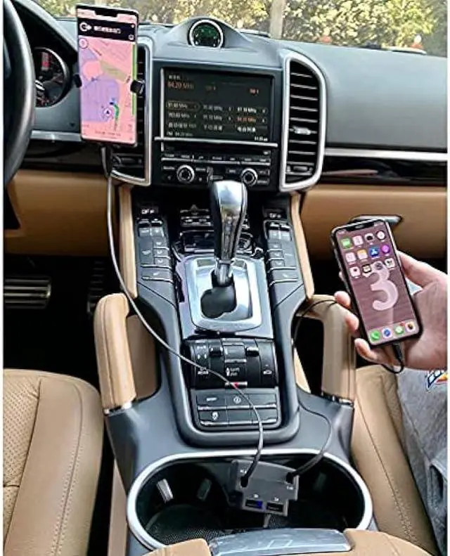 Alt view image 5 of 6 - Retractable Car Charger, Fast Charge 3.1A 47W, Retractable Cables (3Ft) and 2 USB Ports Car Charger Adapter, Compatible with iPhone & Android Cell Phones,Car Accessories Interior