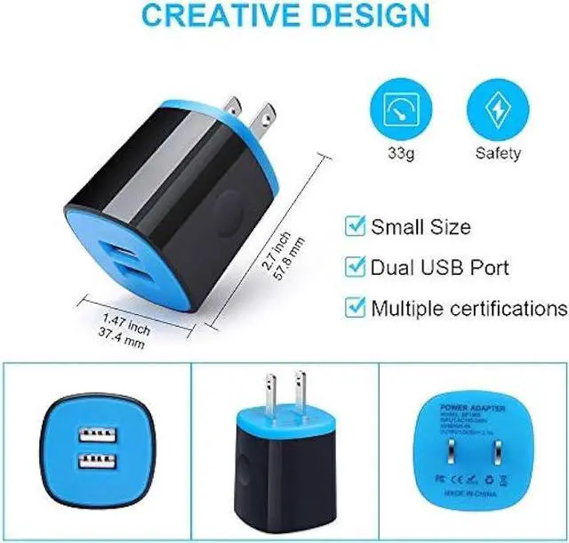 Alt view image 6 of 7 - USB C Car Charger for Google Pixel 7a/7/7 Pro 6/6 Pro/6a 5/5a 4/4a/4xl 3/3a/3xl 2/2xl XL, Samsung Galaxy S23 S22 S21 S20 A10e A14 5G, Car Charger Adapter Wall Charging Block Type C Fast Charging Cable