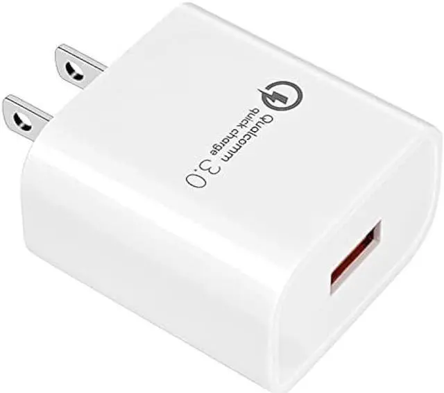 Alt view image 2 of 6 - TPLTECH Quick Charge 3.0 Fast Charger Compatible for Samsung Galaxy A10E A20E A20S A30S A50S A51,A20 A30 A40 A50 A70 A80,Galaxy Note 9 8,S8 S9 S10 Plus,LG Q51 K51S K61 G8X G7,5Ft Type C Cord