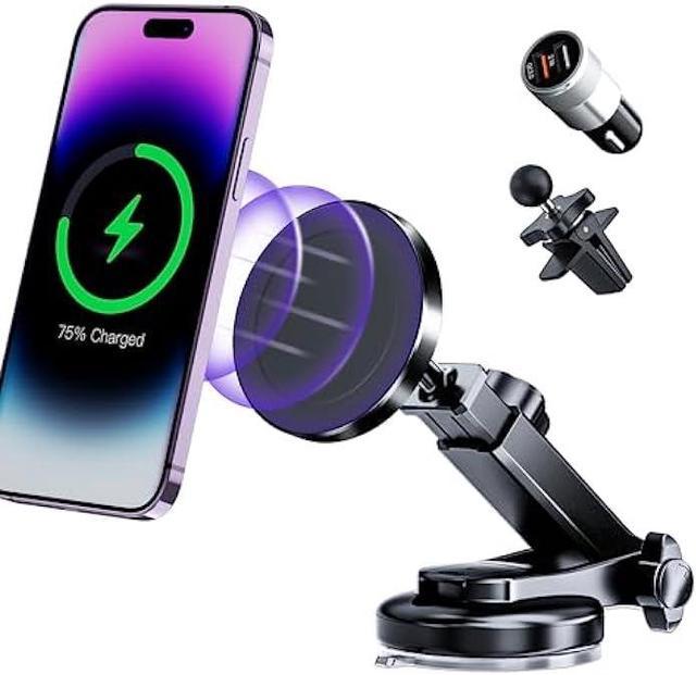 Magnetic Phone Holder Compatible With MagSafe Car Mount for iPhone 12 13  Pro Max Mini Magnetic Car Air Vent Clip Cellphone Mount